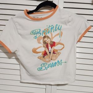 Britney Spears cropped tshirt size M